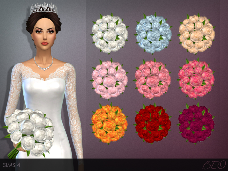 Wedding bouquet for The Sims 4 by BEO